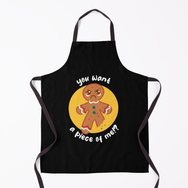 Item preview, Want a piece of me gingerbread man (on dark colors) designed and sold by messy-nessie.