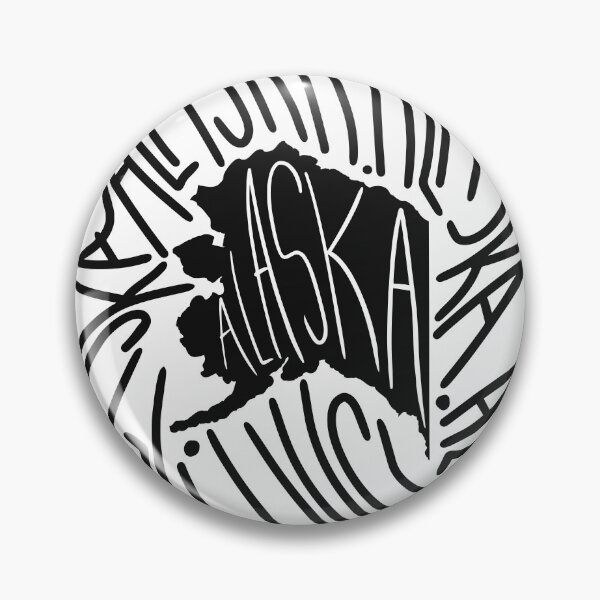 Item preview, Alaska State - Map and Flag AK - Typography USA America State designed and sold by Ranggasme.