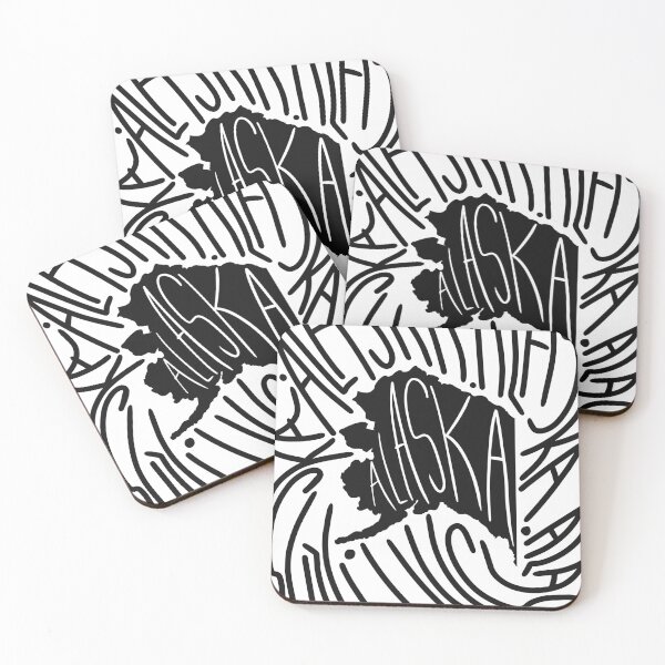 Item preview, Alaska State - Map and Flag AK - Typography USA America State designed and sold by Ranggasme.