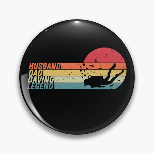 Item preview, Husband Dad Diving Legend Diving Vintage style sport Lovers designed and sold by YAHIA-14.