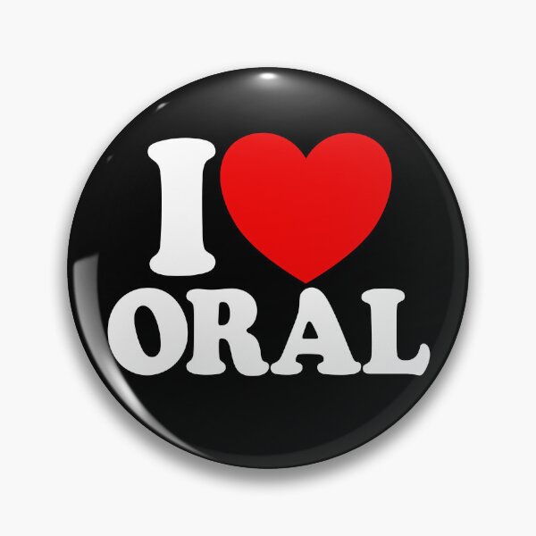Artikelvorschau, I Love Oral Red Heart Funny Adult Dirty Humor I Love Oral Gear entworfen und verkauft von DynamicDesign.
