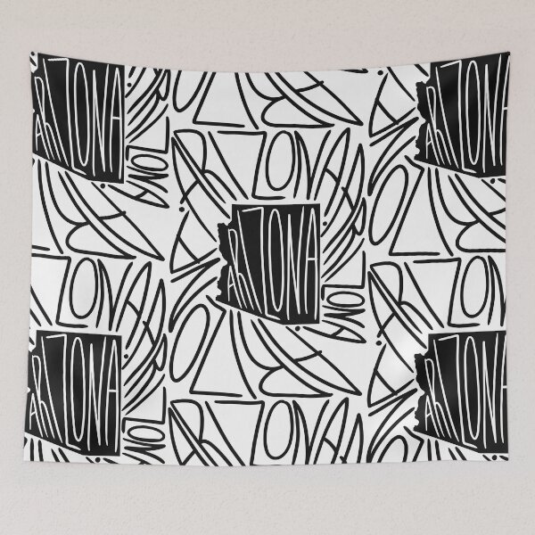 Item preview, Arizona State - AZ Map and Flag - Typography USA America State designed and sold by Ranggasme.