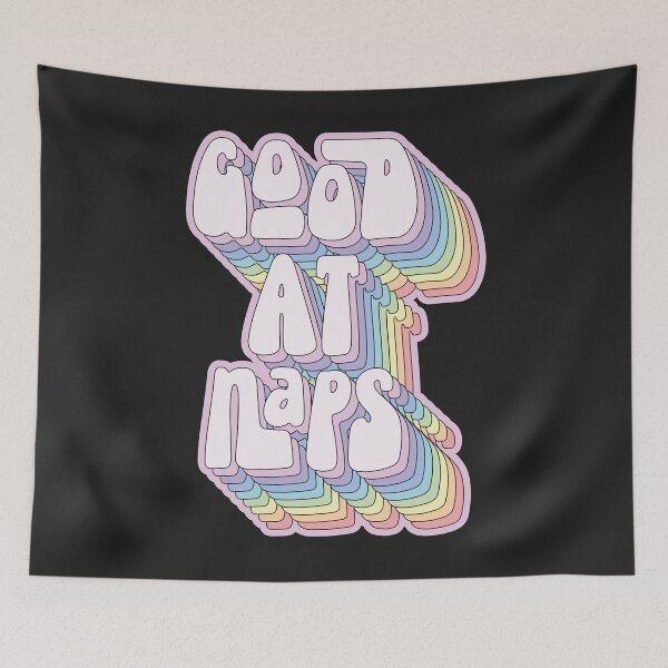 Artikelvorschau, Gut für Nickerchen, regenbogenfarbenes Design entworfen und verkauft von TheSimpleSloth.