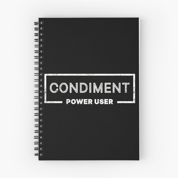 Item preview, Condiment Power User designed and sold by WhitepaperStyle.