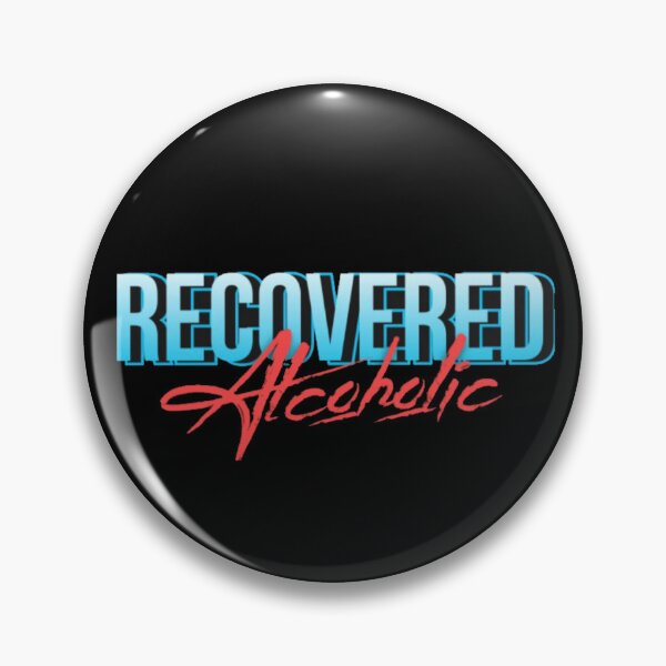 Item preview, Recovered Alcoholic designed and sold by SoberTeeCo.