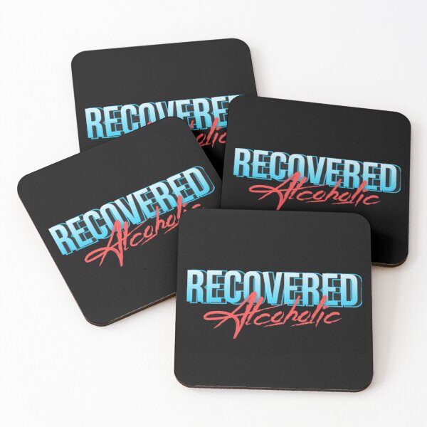 Item preview, Recovered Alcoholic designed and sold by SoberTeeCo.