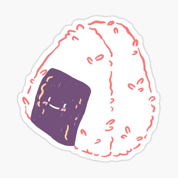 Kawaii onigiri Sticker