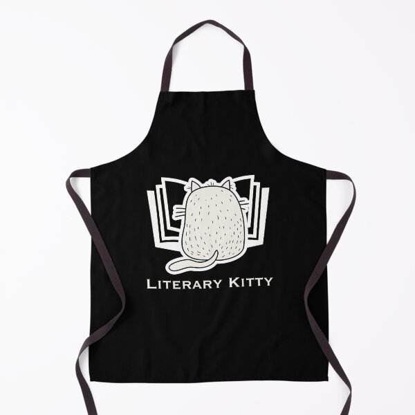 Item preview, "Literary Kitty" Cat Reading designed and sold by NecessaryGifts.