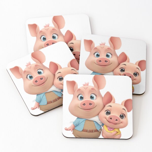 Item preview, Pig and Piglet! Oink Oink! designed and sold by ElderWisdom.