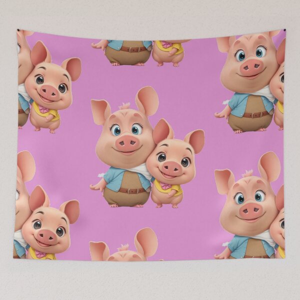 Item preview, Pig and Piglet! Oink Oink! designed and sold by ElderWisdom.