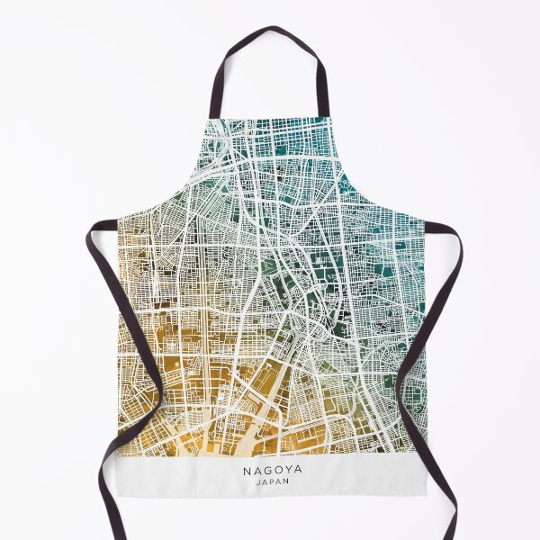 Item preview, Nagoya Japan City Map designed and sold by ArtPrints.