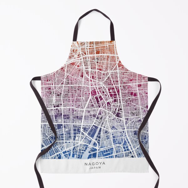 Item preview, Nagoya Japan City Map designed and sold by ArtPrints.