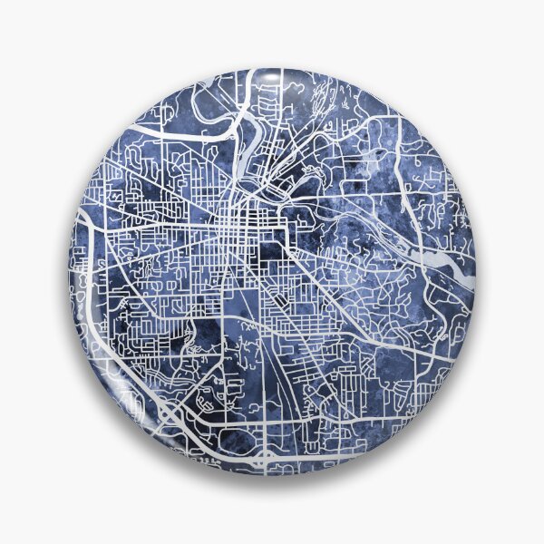 Item preview, Ann Arbor Michigan City Street Map designed and sold by ArtPrints.