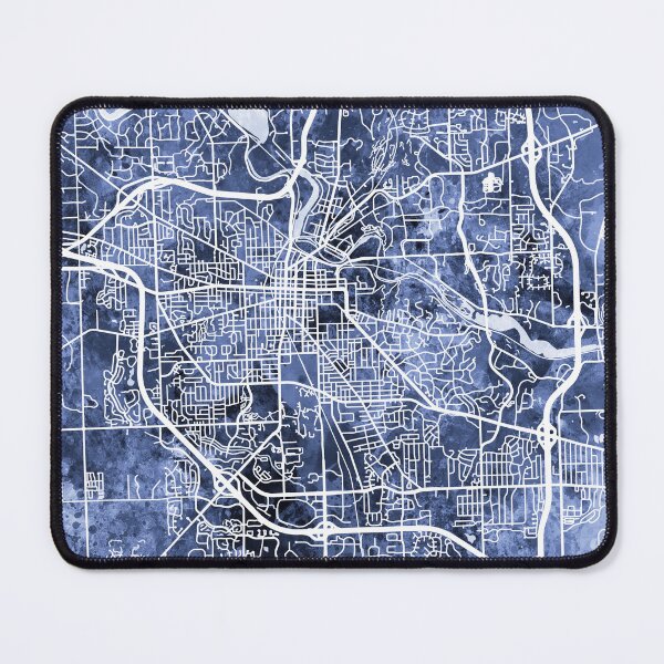 Item preview, Ann Arbor Michigan City Street Map designed and sold by ArtPrints.