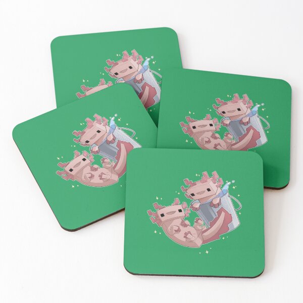 Item preview, Block Axolotls   	 designed and sold by qbyblyogx65.