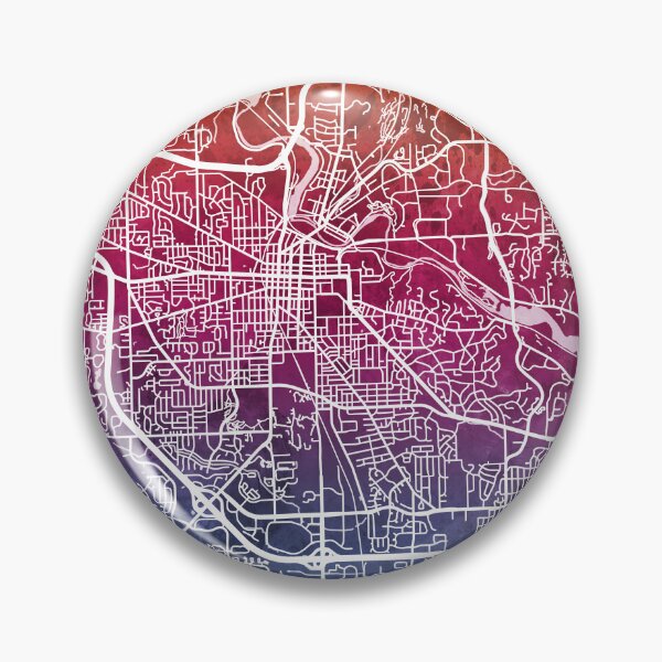 Item preview, Ann Arbor Michigan City Street Map designed and sold by ArtPrints.