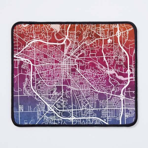 Item preview, Ann Arbor Michigan City Street Map designed and sold by ArtPrints.
