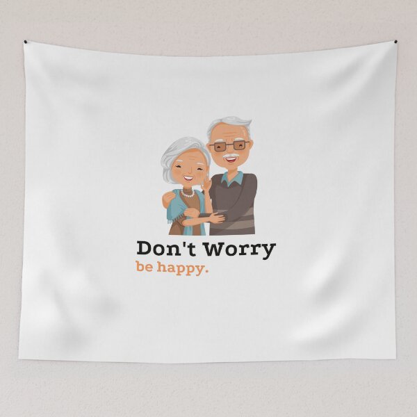 Item preview, Don't worry, be happy designed and sold by MakeYourDayShop.