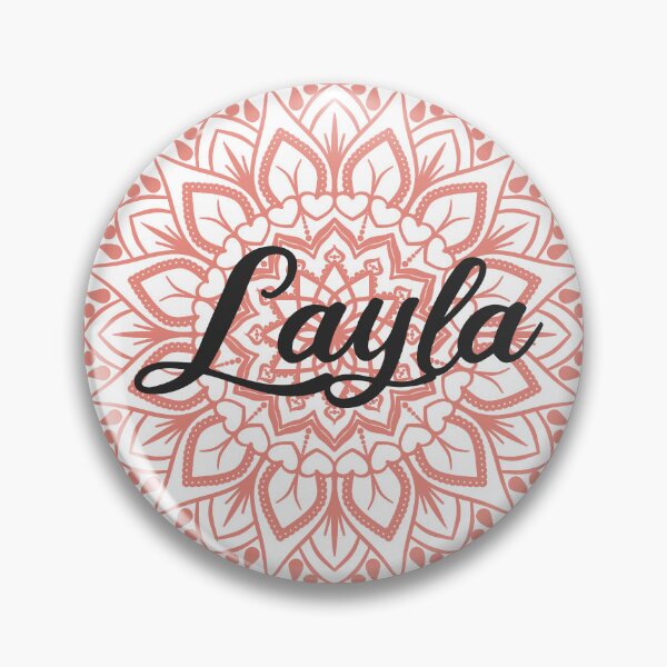 Item preview, Burnt Coral Mandala Personalized Name - Layla designed and sold by MysticMagpie.