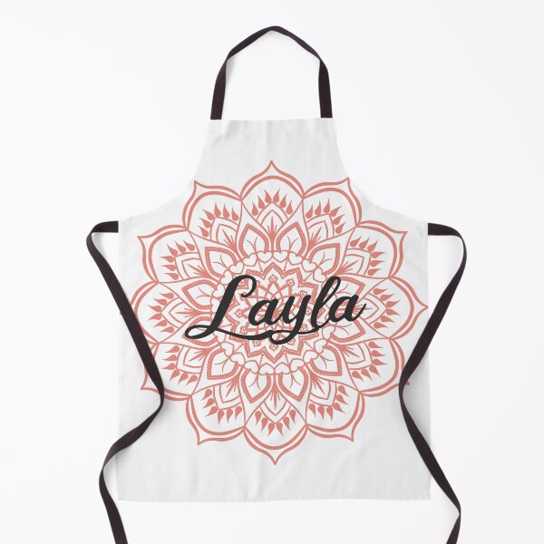 Item preview, Burnt Coral Mandala Personalized Name - Layla designed and sold by MysticMagpie.