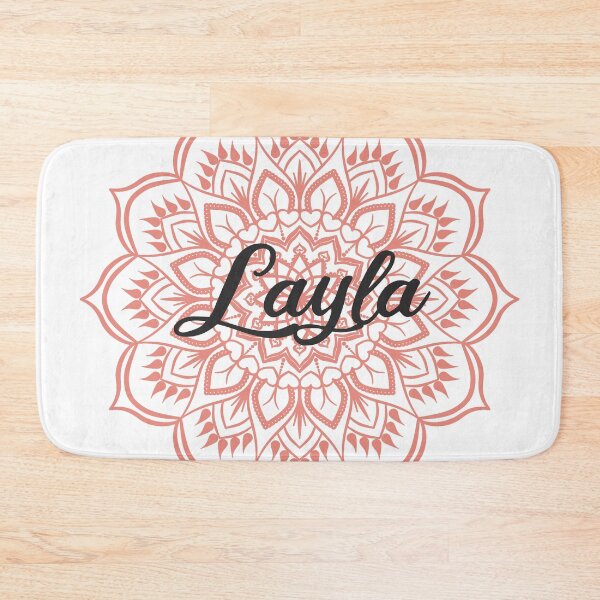Item preview, Burnt Coral Mandala Personalized Name - Layla designed and sold by MysticMagpie.