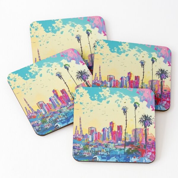Item preview, Los Angeles Skyline 02 designed and sold by jeepmonster.