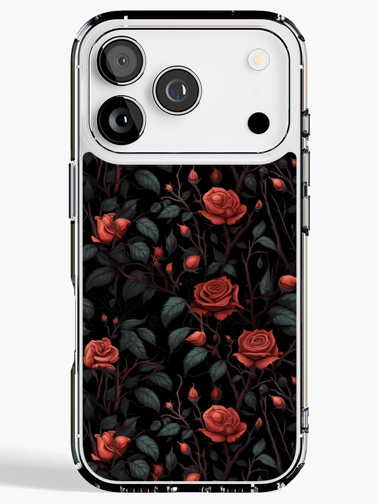 Thumbnail 1 of 5, iPhone Case, Fine Art Roses Pattern designed and sold by SpDesignsC.