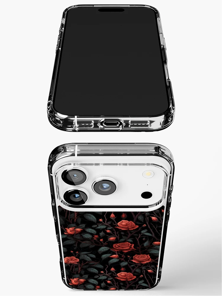Thumbnail 3 of 5, iPhone Case, Fine Art Roses Pattern designed and sold by SpDesignsC.