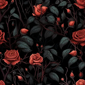 Artwork thumbnail, Fine Art Roses Pattern by SpDesignsC