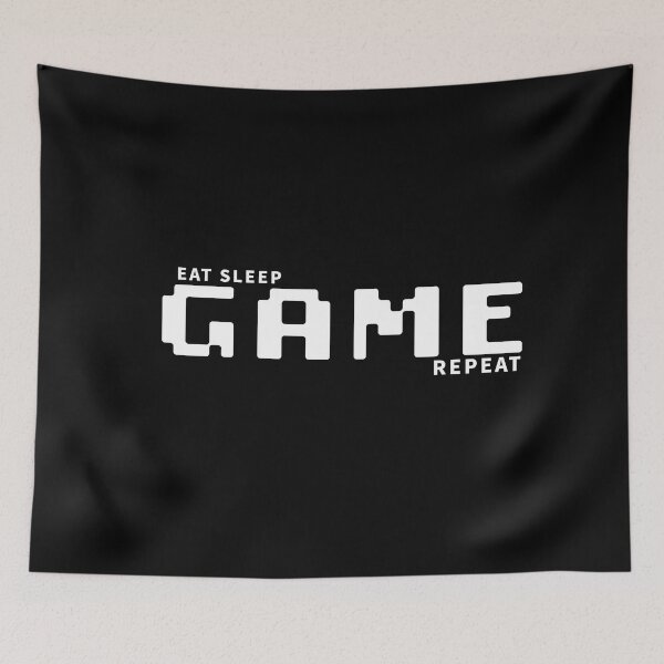 Item preview, Eat Sleep Game Repeat designed and sold by HaraldDesigns.