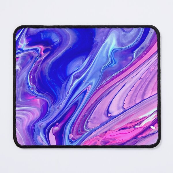 Item preview, Ethereal Elegance: Purple and Blue Acrylic Pour designed and sold by Lubellebubble20.