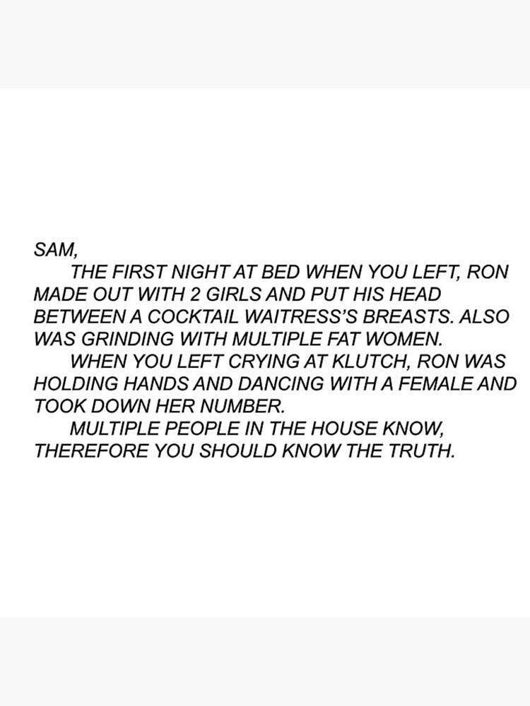 Sam's note jersey shore by colleentuite