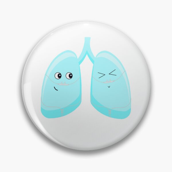 Item preview, cute lungs w/ oxygen cannula designed and sold by SicknessSociety.