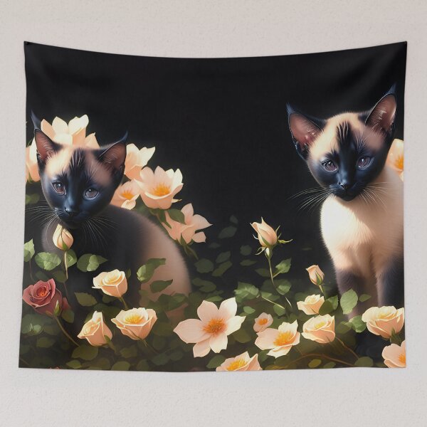 Item preview, Siamese kittens designed and sold by Pixeledfox.