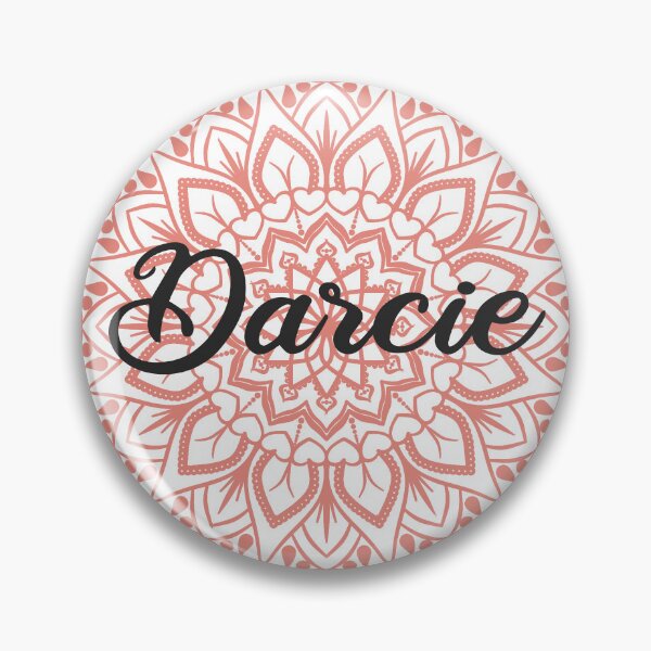 Item preview, Burnt Coral Mandala Personalized Name - Darcie designed and sold by MysticMagpie.