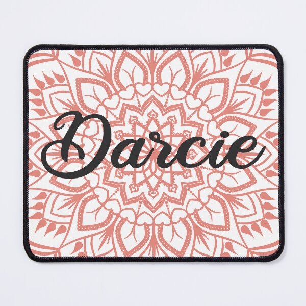 Item preview, Burnt Coral Mandala Personalized Name - Darcie designed and sold by MysticMagpie.