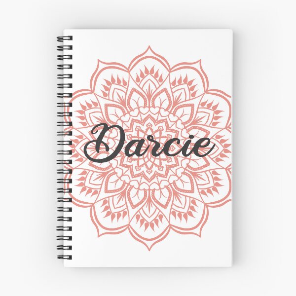 Item preview, Burnt Coral Mandala Personalized Name - Darcie designed and sold by MysticMagpie.