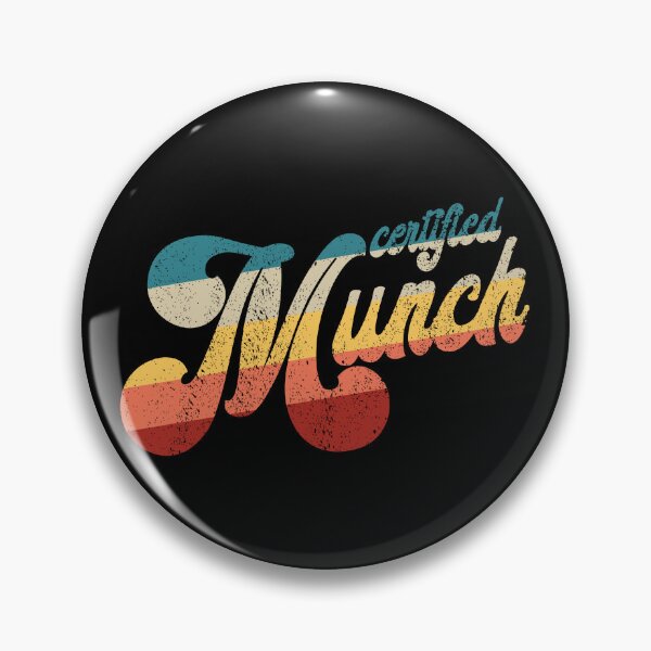 Aperçu de l'œuvre Certified Munch Retro Funny Adult Humor Certified Munch Gear créée et vendue par DynamicDesign.
