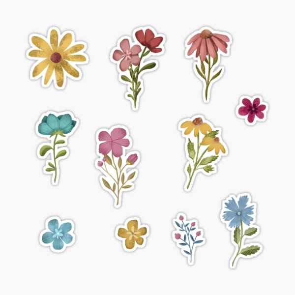 These pretty stickers will now be in Wildflower orders starting July 2nd!  #wildflowerlacquer