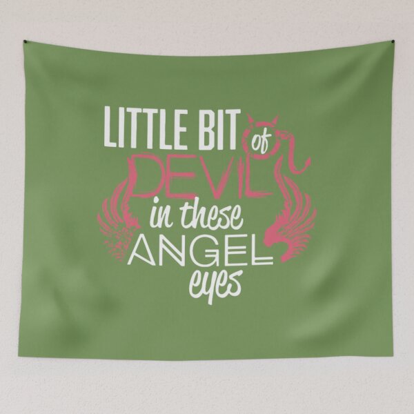 Item preview, Little bit of devil in the angel eyes	 designed and sold by uldszunamql63.
