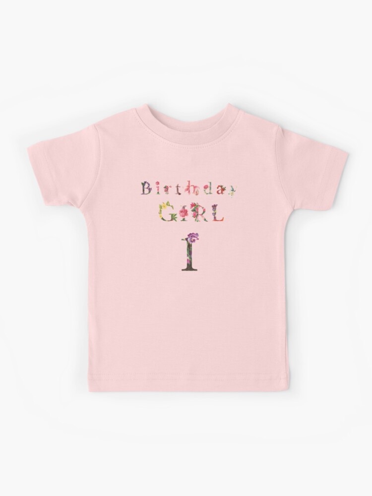 first birthday girl shirt