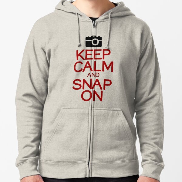 snap on sweatshirt