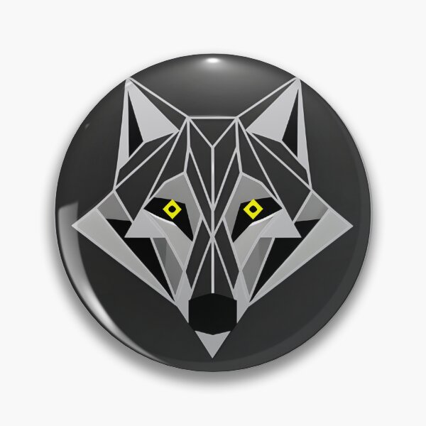 Item preview, lobo geométrico designed and sold by Vik-Ink.
