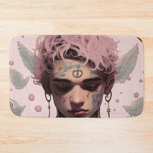 Item preview, White rapper pink hair face tatoo designed and sold by AndrewWorld.