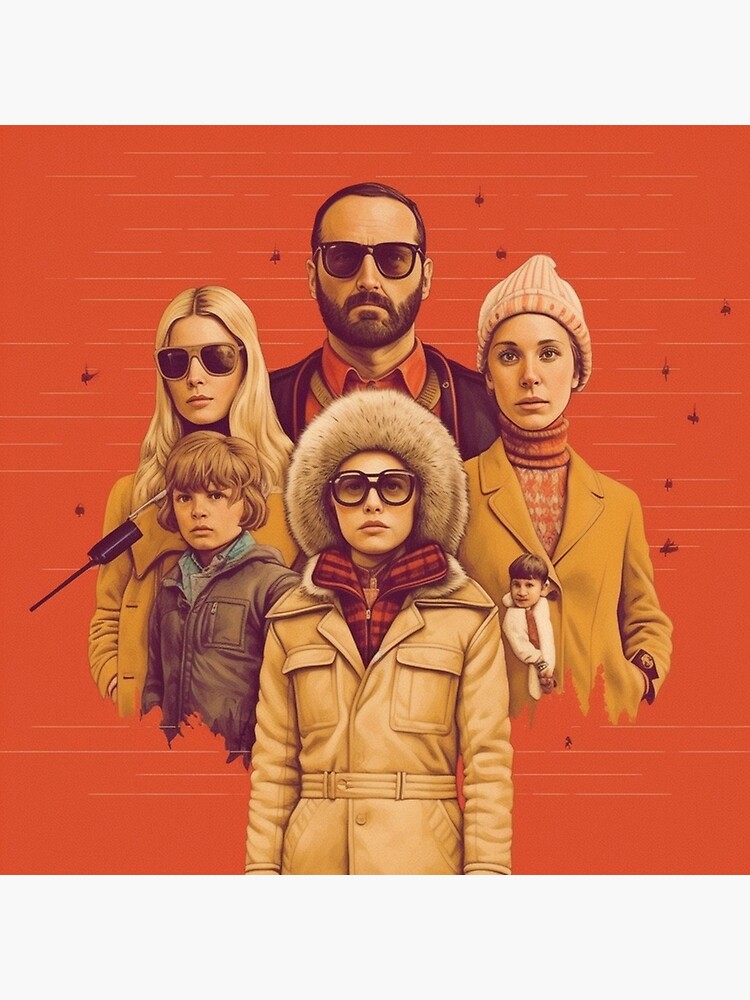  Fan Art Poster Compatible With Wes Anderson The