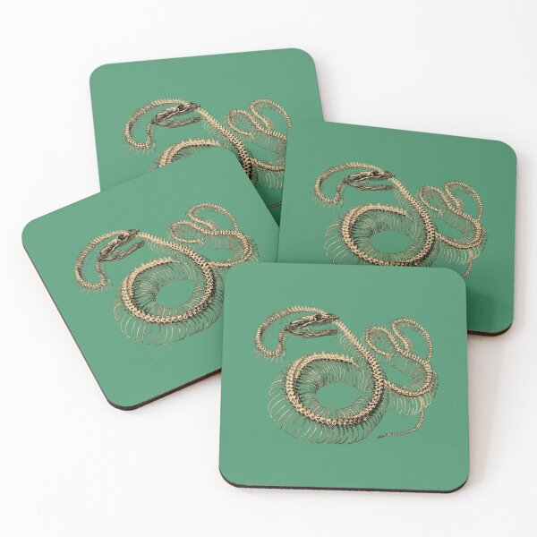 Item preview, antique typographic vintage snake skeleton 	 	 designed and sold by cfaltnylkme68.
