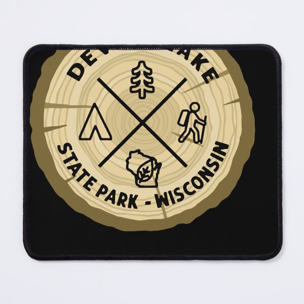 Item preview, Devil_s Lake State Park Wisconsin Log Slice designed and sold by bylerg-wyneth.