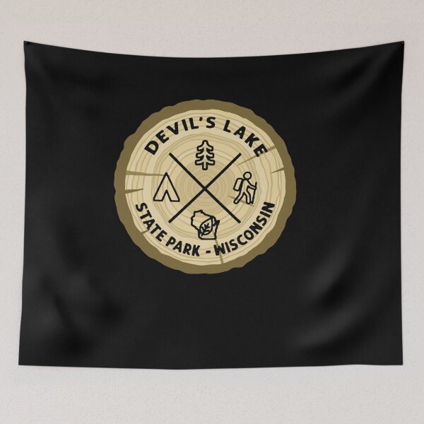 Item preview, Devil_s Lake State Park Wisconsin Log Slice designed and sold by bylerg-wyneth.