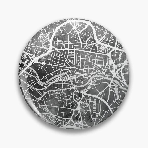 Artikelvorschau, Leeds England Street Map entworfen und verkauft von ArtPrints.