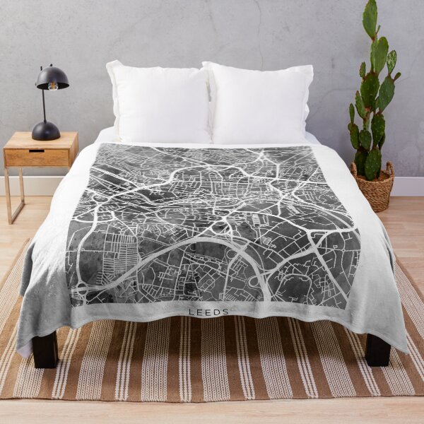 Item preview, Leeds England Street Map designed and sold by ArtPrints.